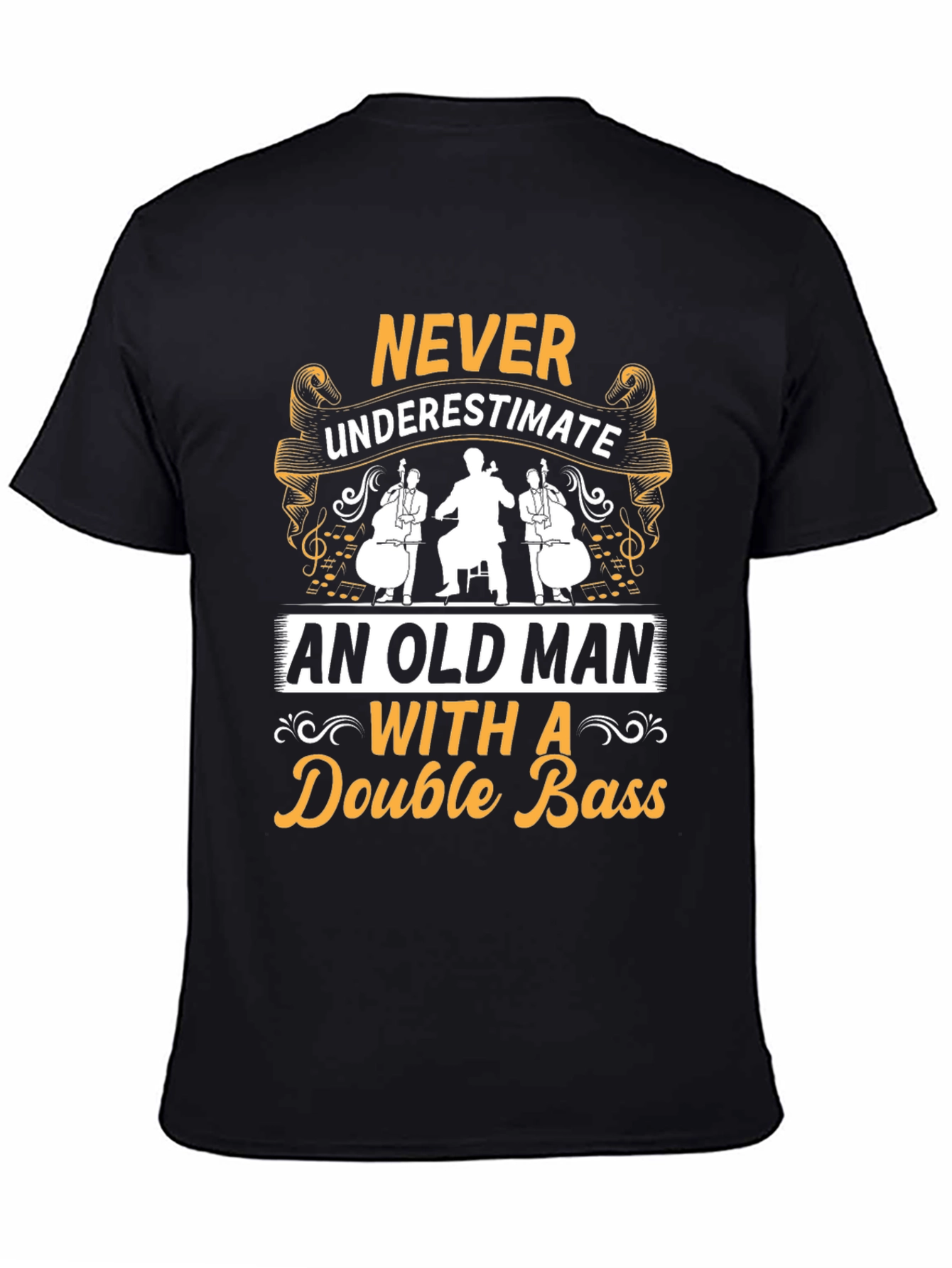 Double Bass Old Man T-Shirt