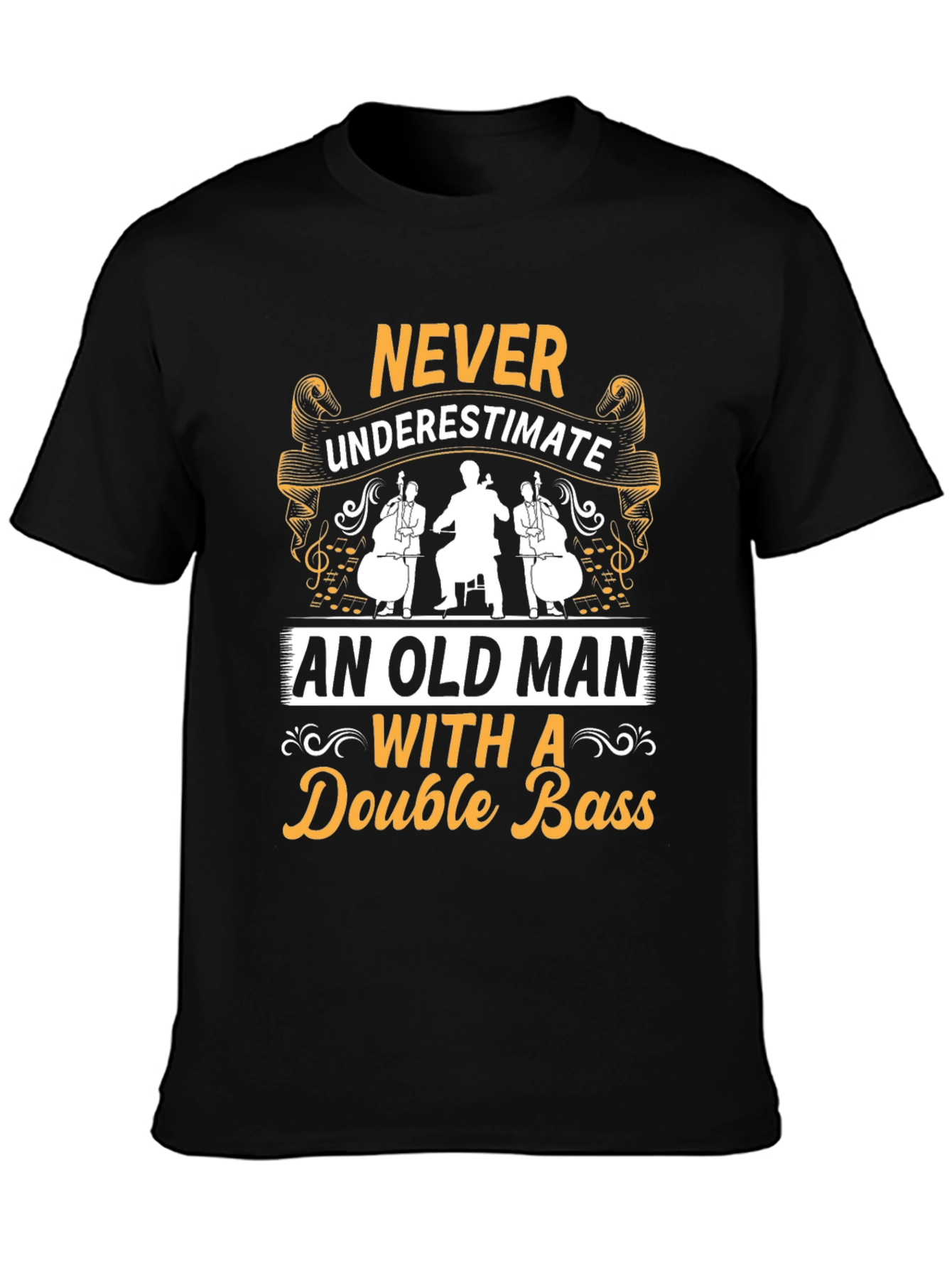 Double Bass Old Man T-Shirt
