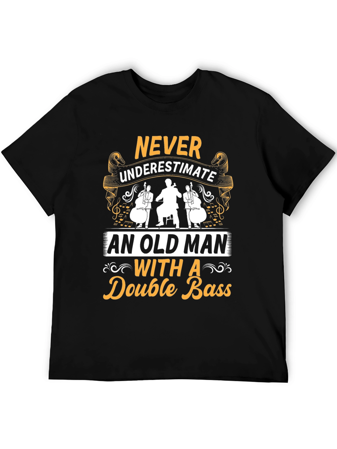 Double Bass Old Man T-Shirt