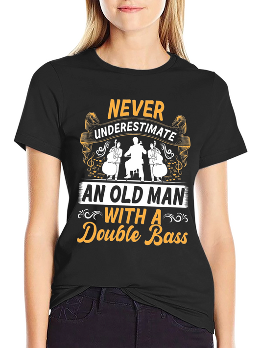 Double Bass Old Man T-Shirt