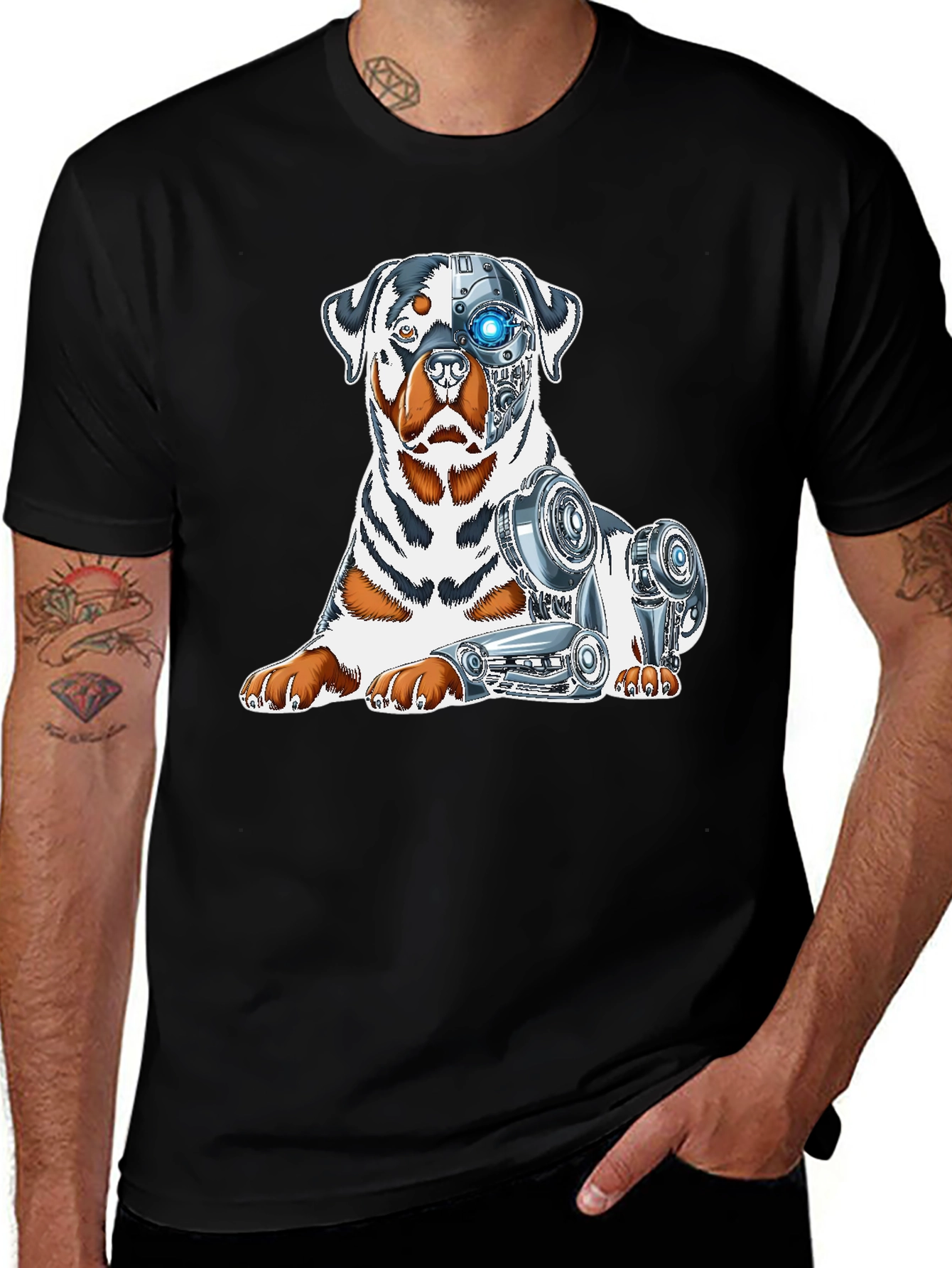 Cyberdog Rottweiler T-Shirt