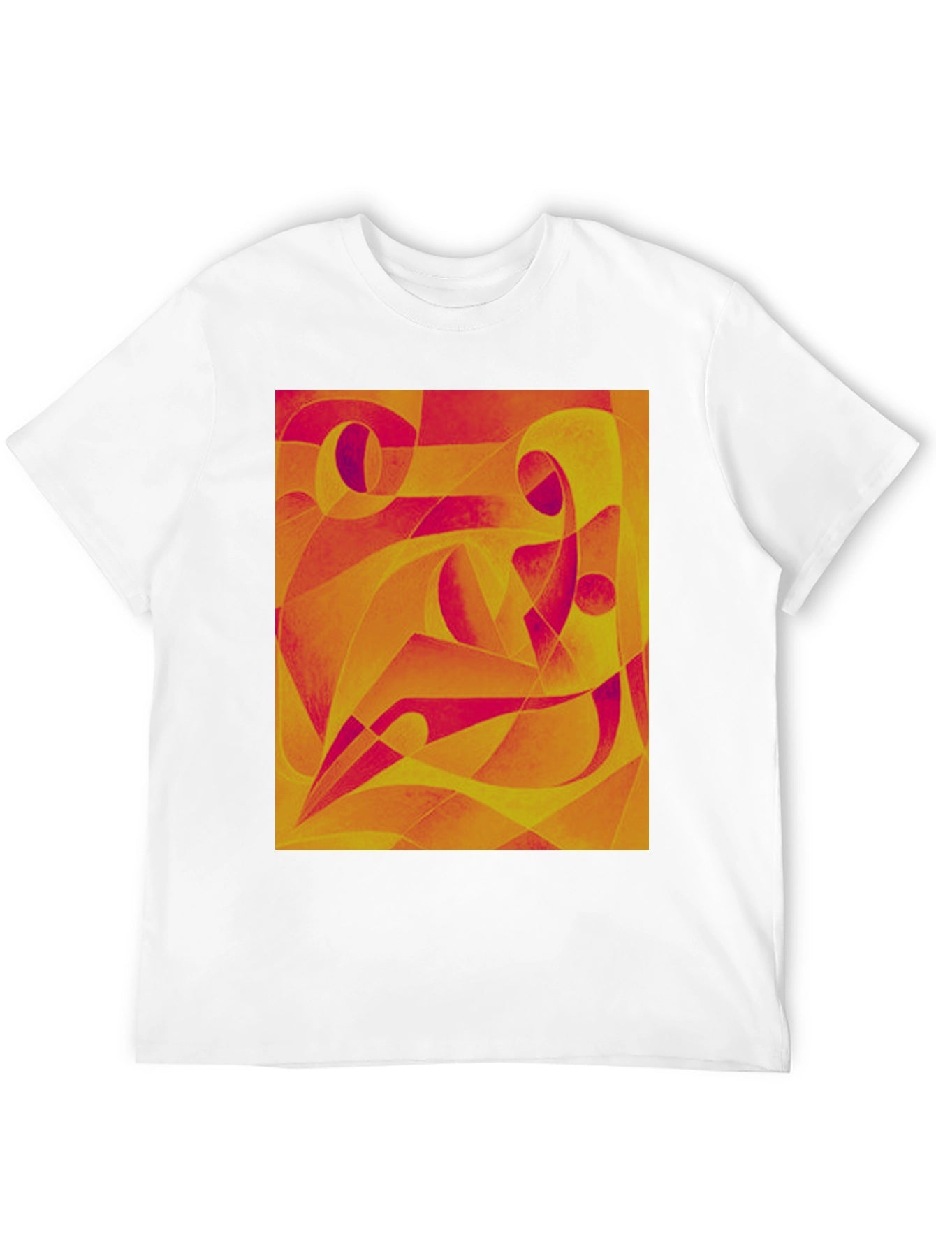 Abstract Art Graphic Tee - Modern Style