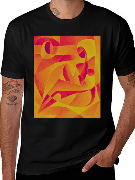 Abstract Art Graphic Tee - Modern Style