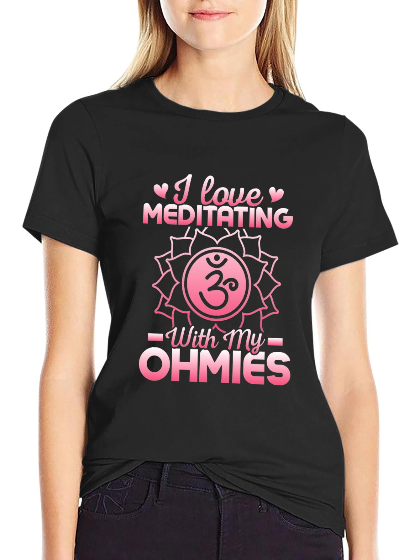 I Love Meditating Ohmies T-Shirt