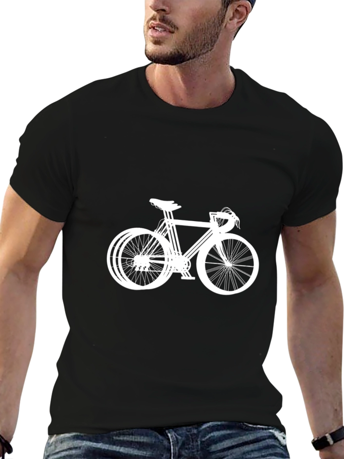 Bicycle Graphic T-Shirt - Stylish Bike Lover Tee