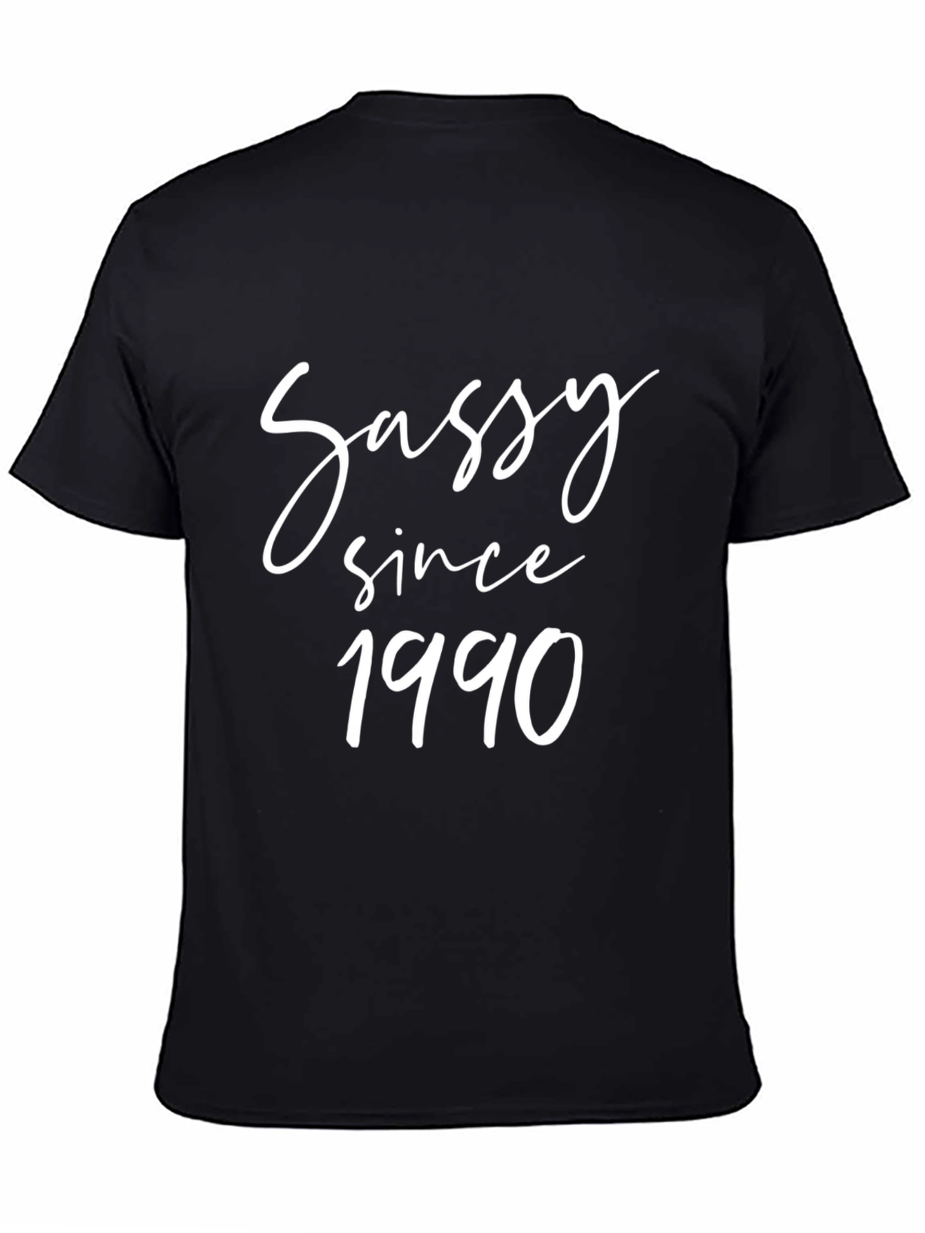 Sassy Since 1990 Graphic Tee - Black T-Shirt