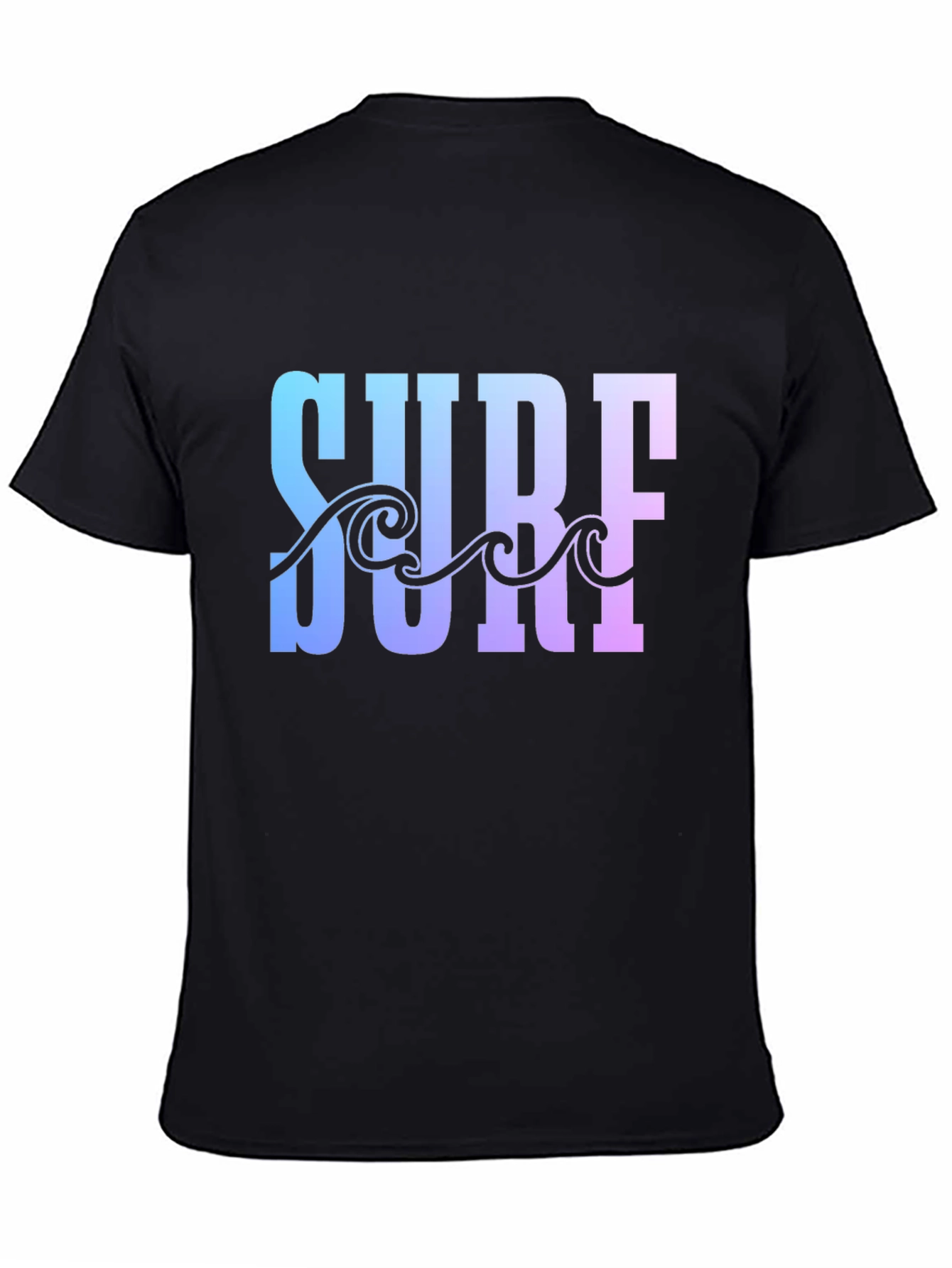 Surf Graphic Mens Black Tee