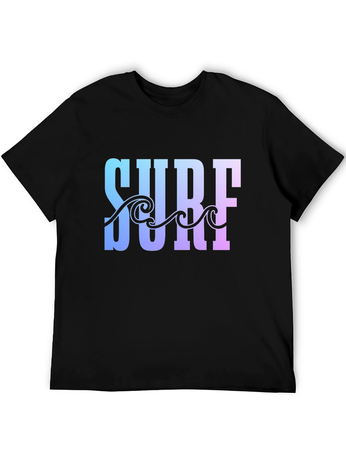 Surf Graphic Mens Black Tee
