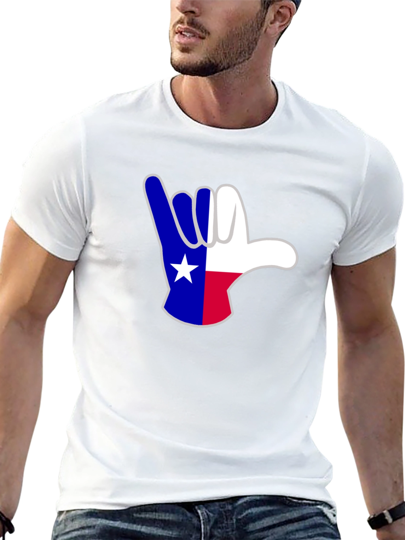 Texas Shaka Hand Sign T-Shirt