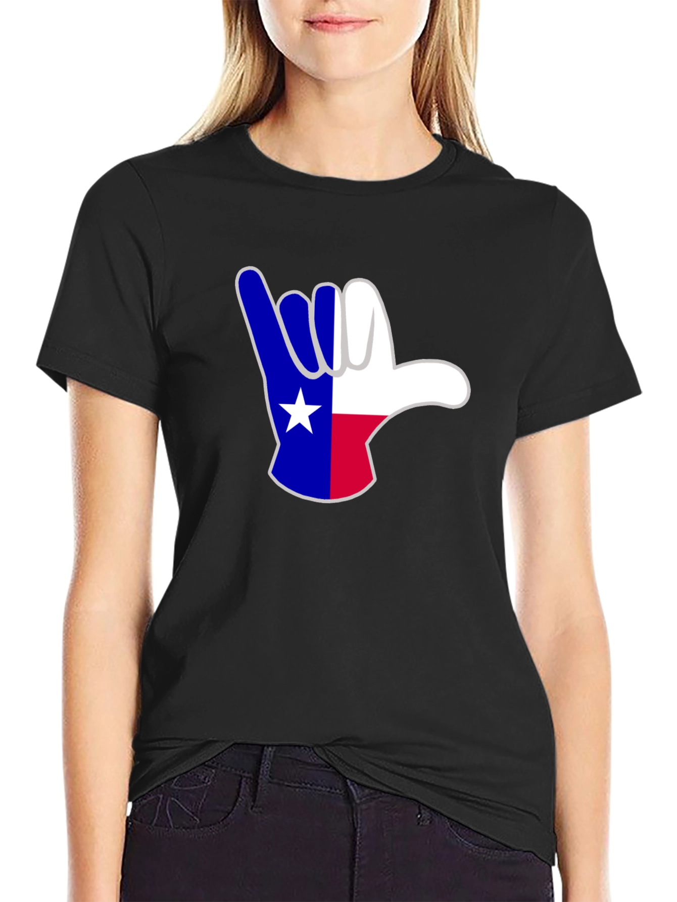 Texas Shaka Hand Sign T-Shirt