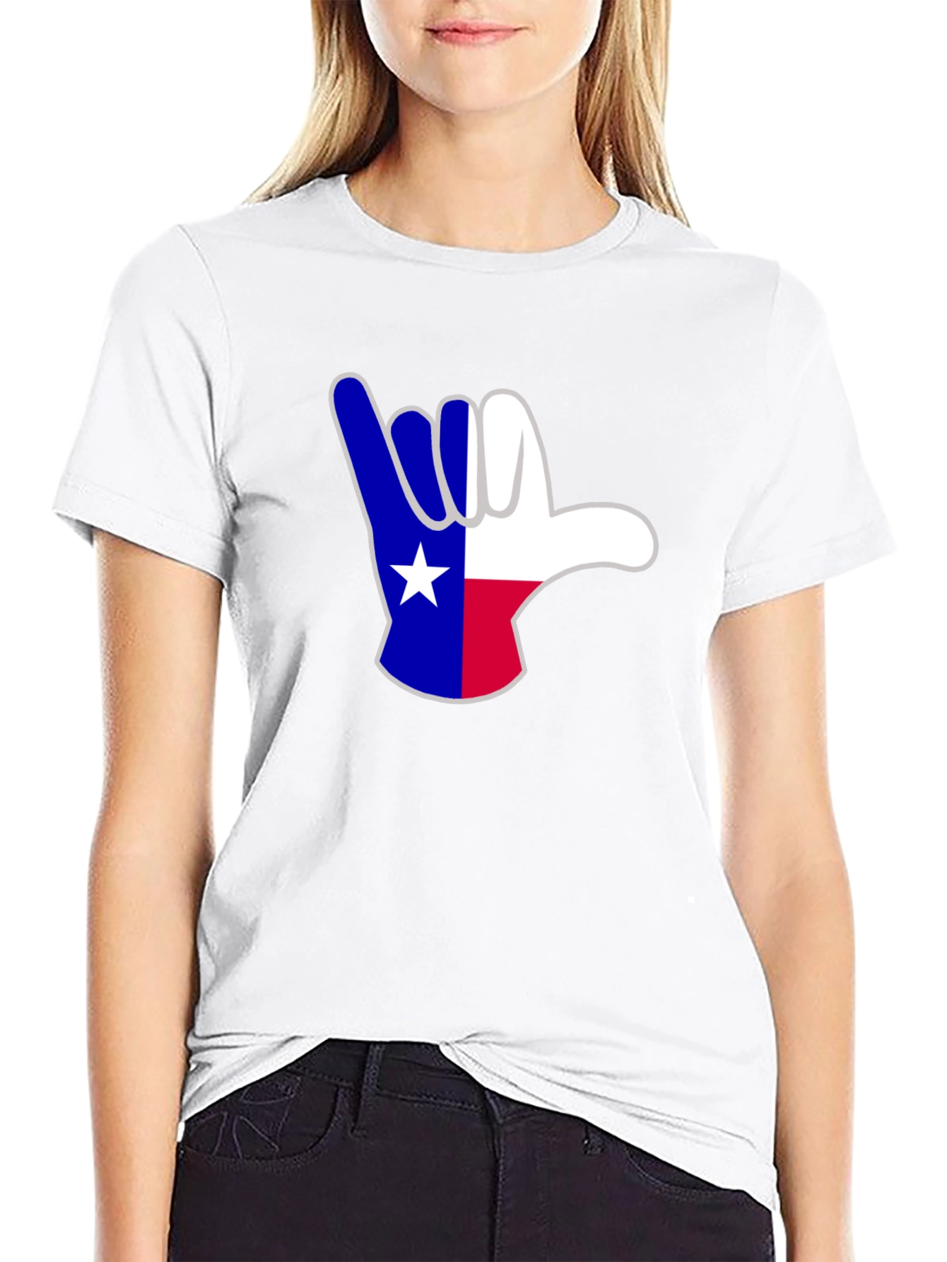 Texas Shaka Hand Sign T-Shirt