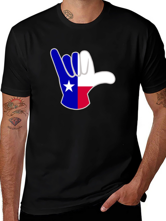 Texas Shaka Hand Sign T-Shirt