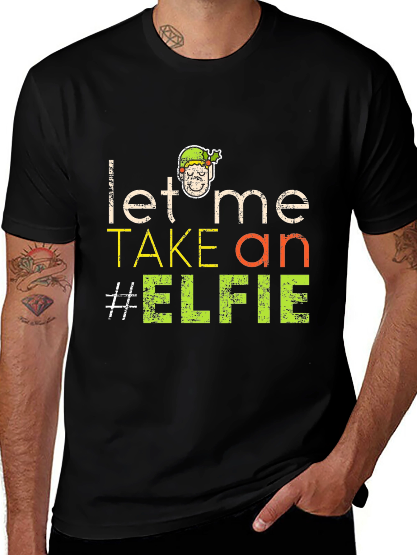 Elfie Selfie Christmas T-Shirt