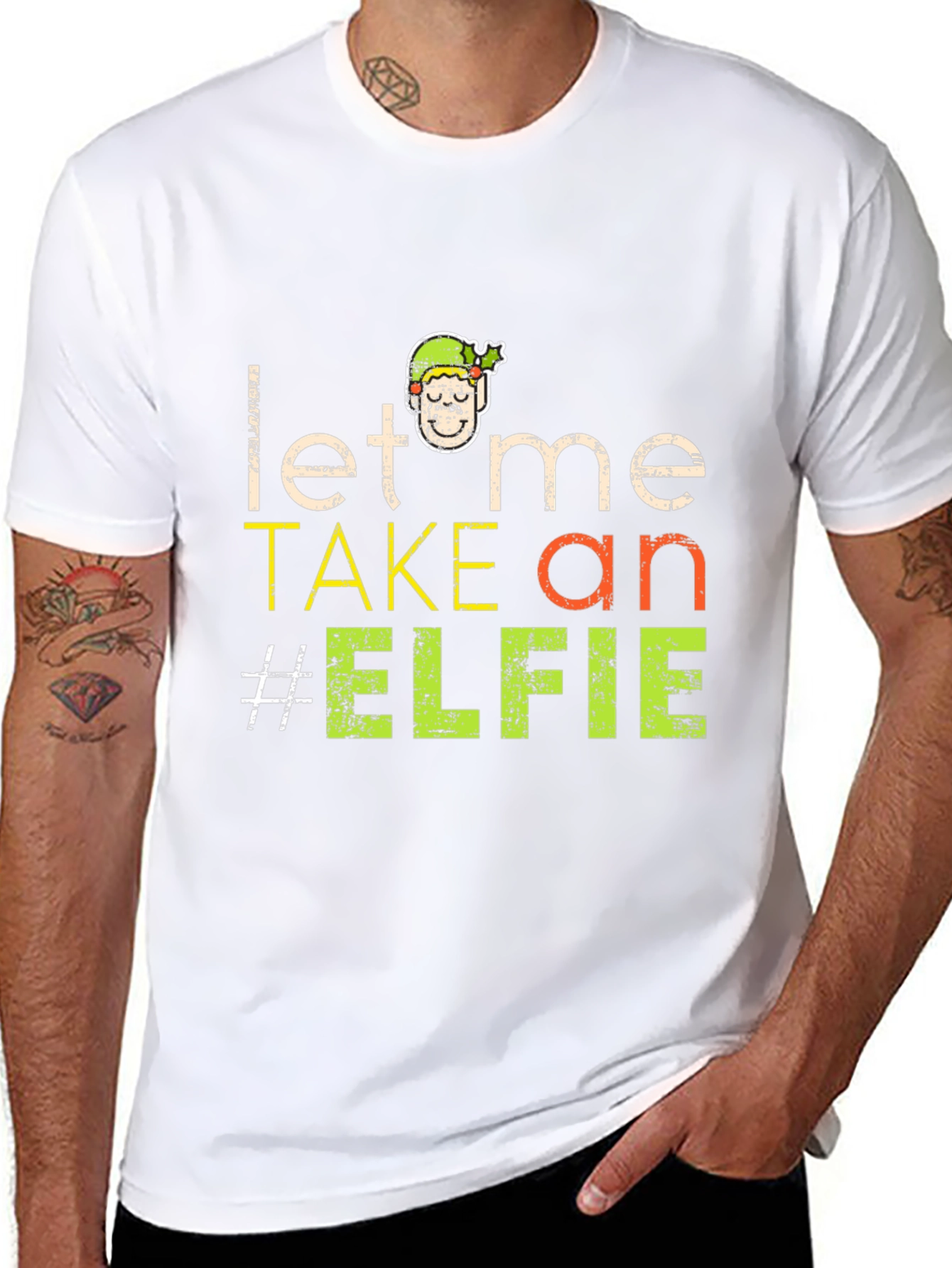 Elfie Selfie Christmas T-Shirt