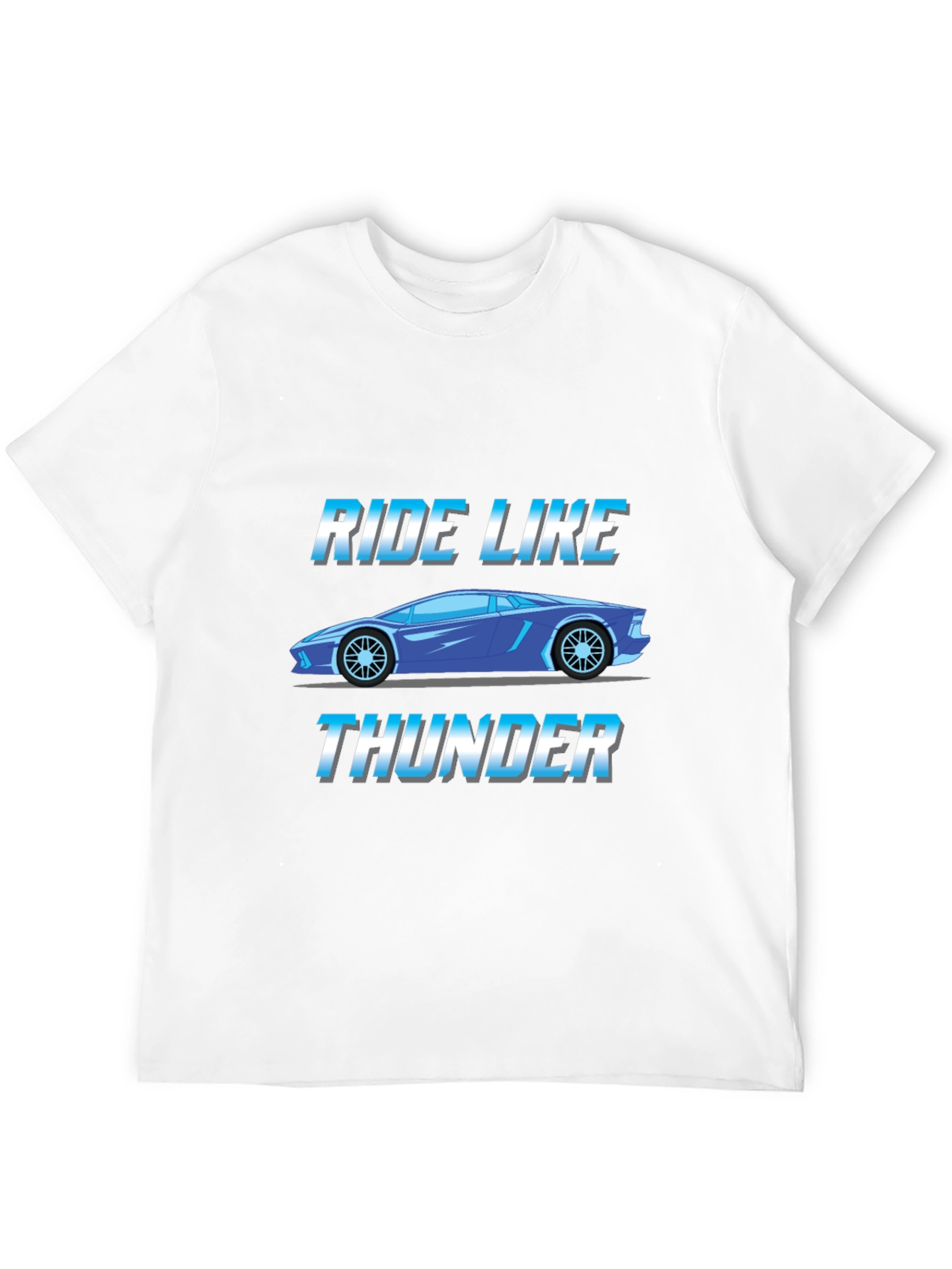 Ride Like Thunder Graphic Tee - Black