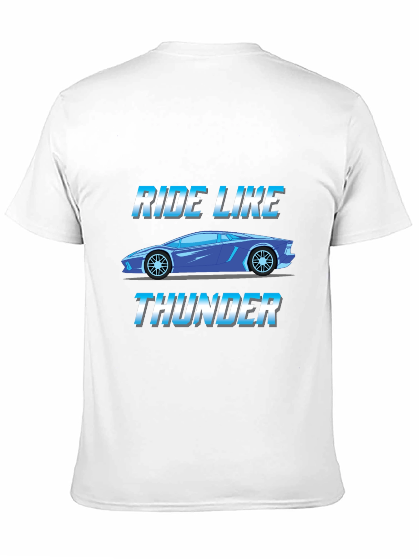 Ride Like Thunder Graphic Tee - Black