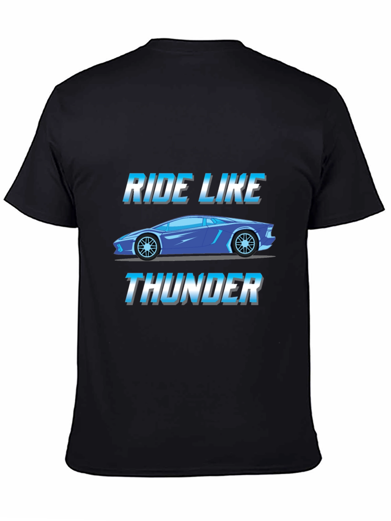 Ride Like Thunder Graphic Tee - Black