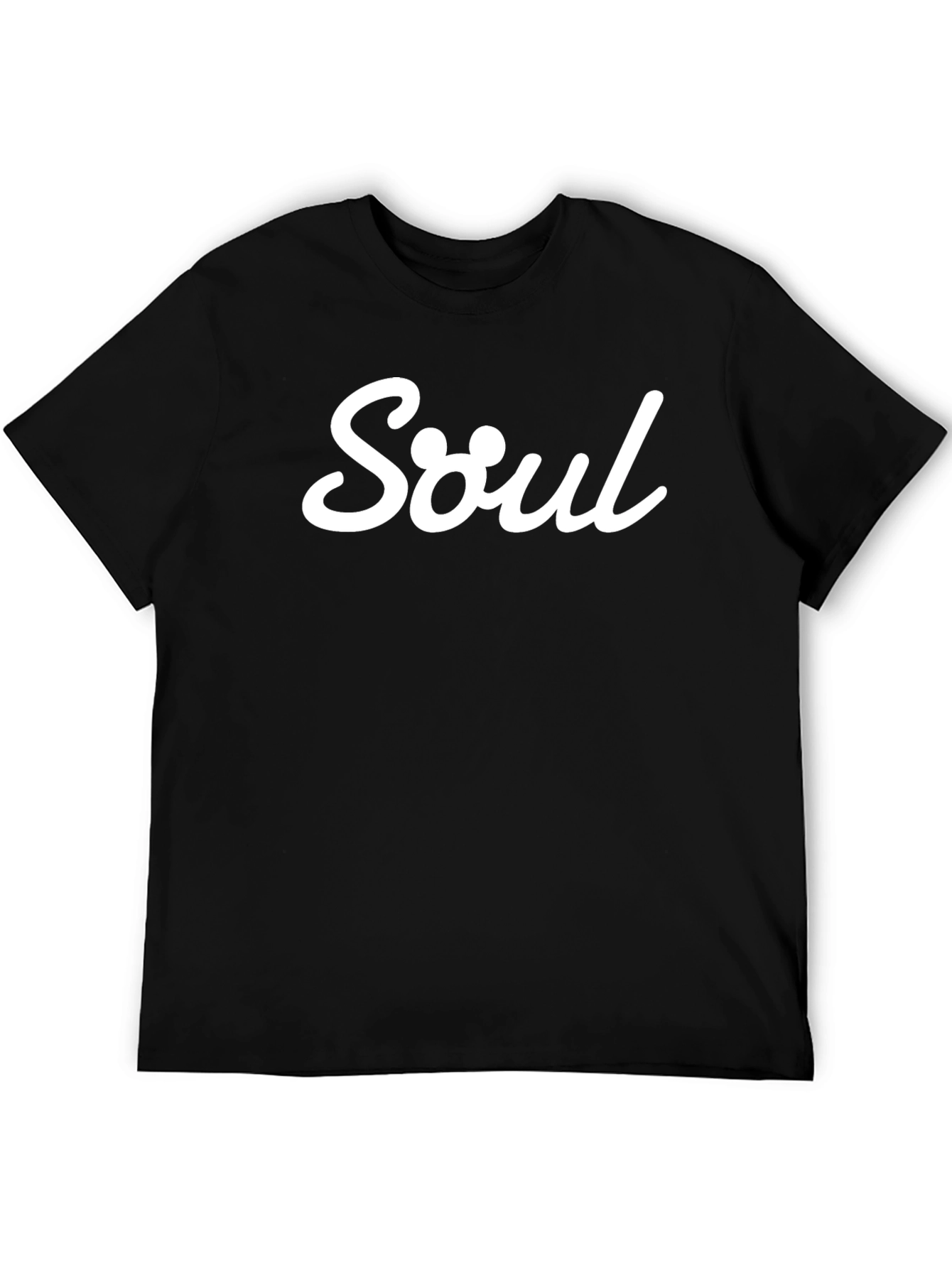 Soul Graphic Print Black T-Shirt