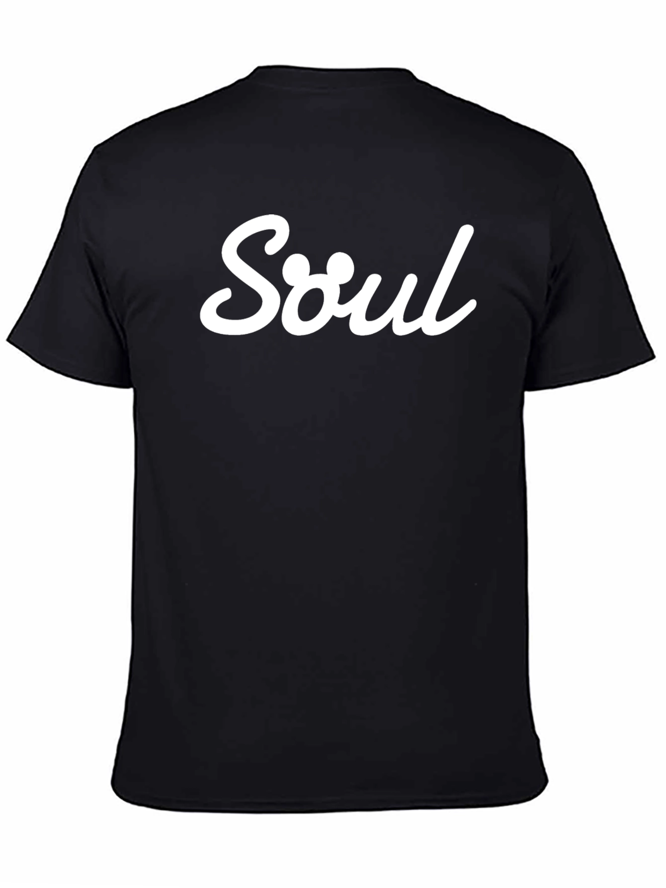 Soul Graphic Print Black T-Shirt
