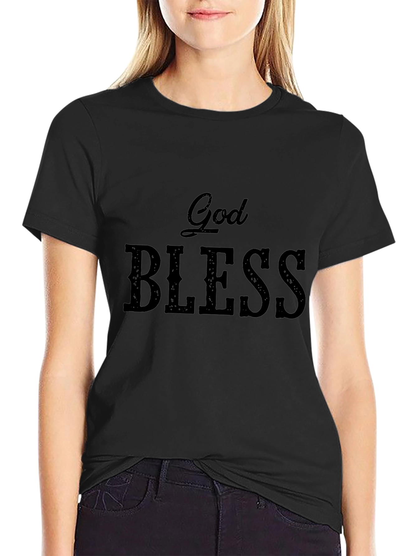 God Bless Black T-Shirt