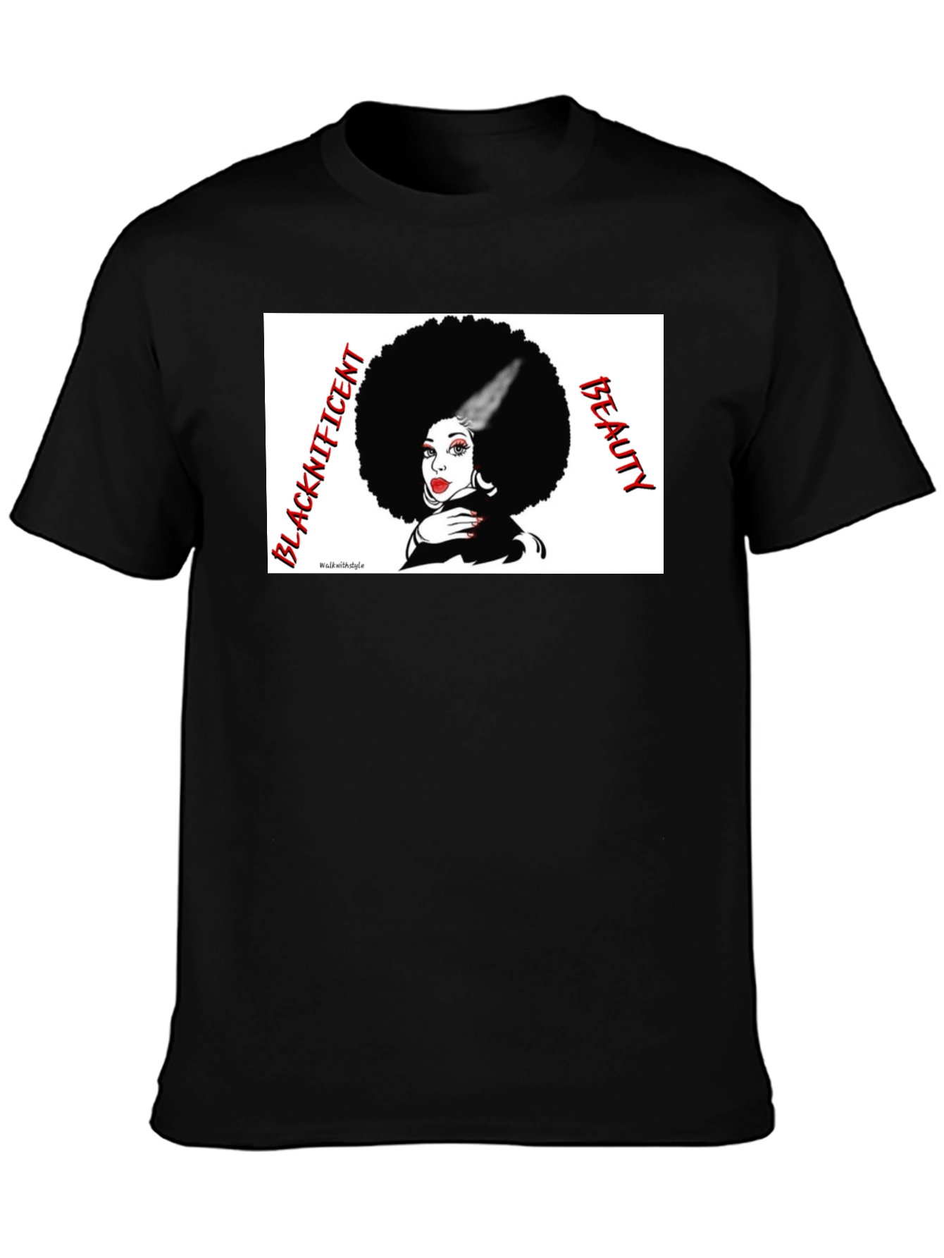 Blacknificent Beauty T-Shirt - Afro Queen Tee