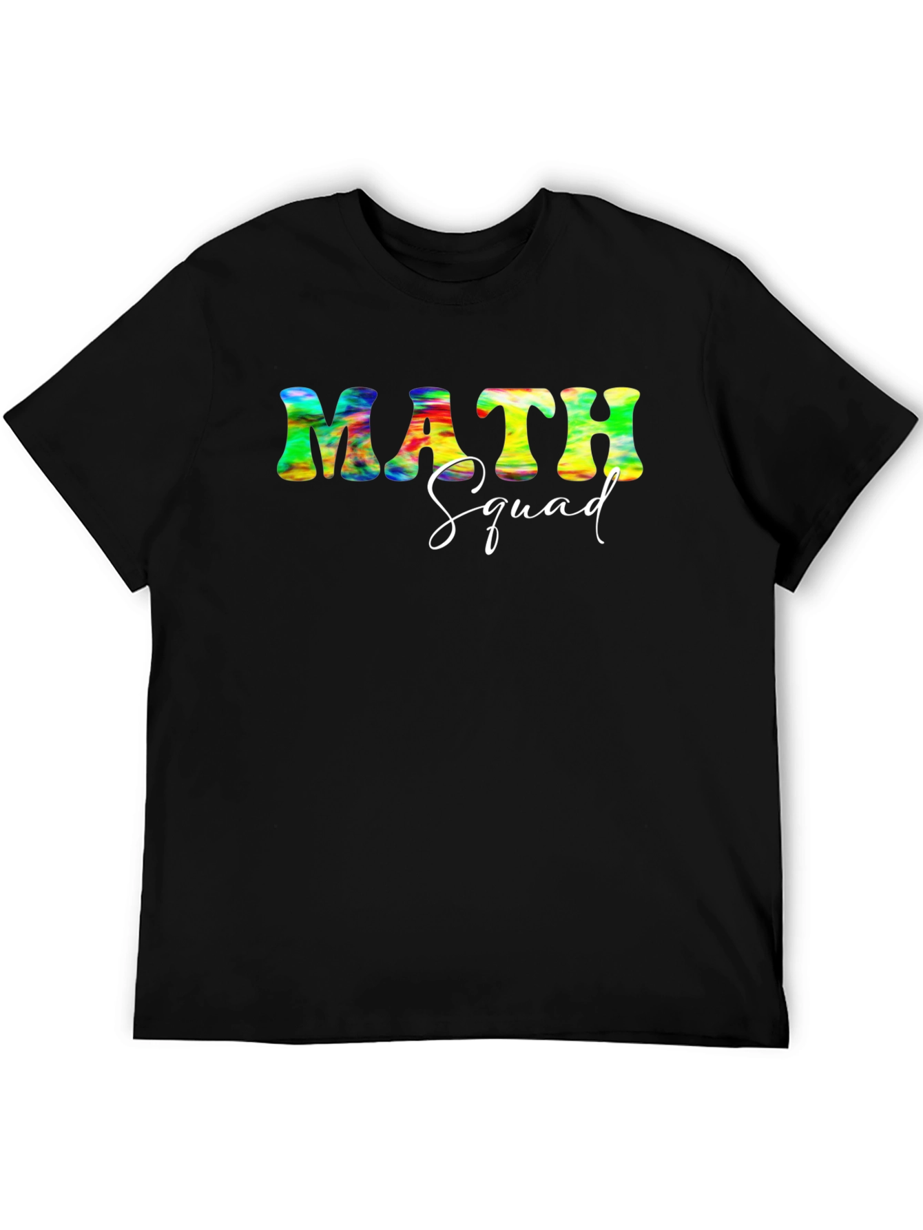 Math Squad Tie Dye Graphic T-Shirt