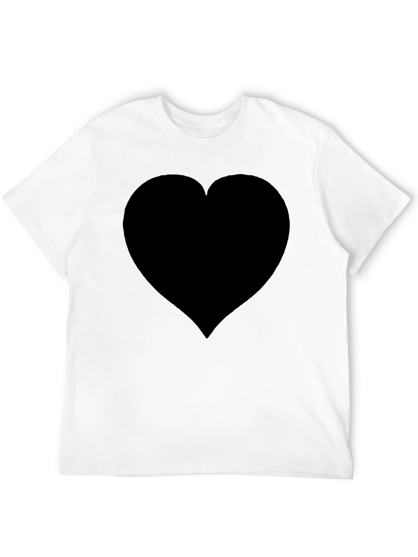 Black Heart Graphic Tee - Stylish & Modern Fit