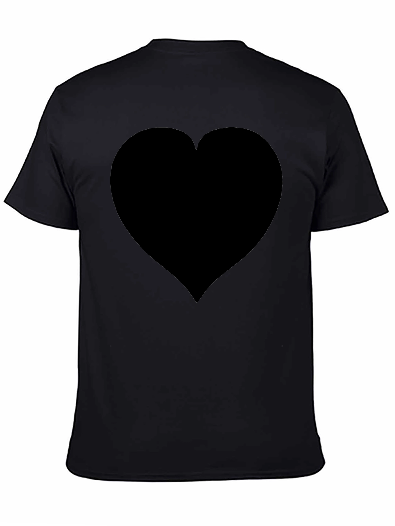 Black Heart Graphic Tee - Stylish & Modern Fit