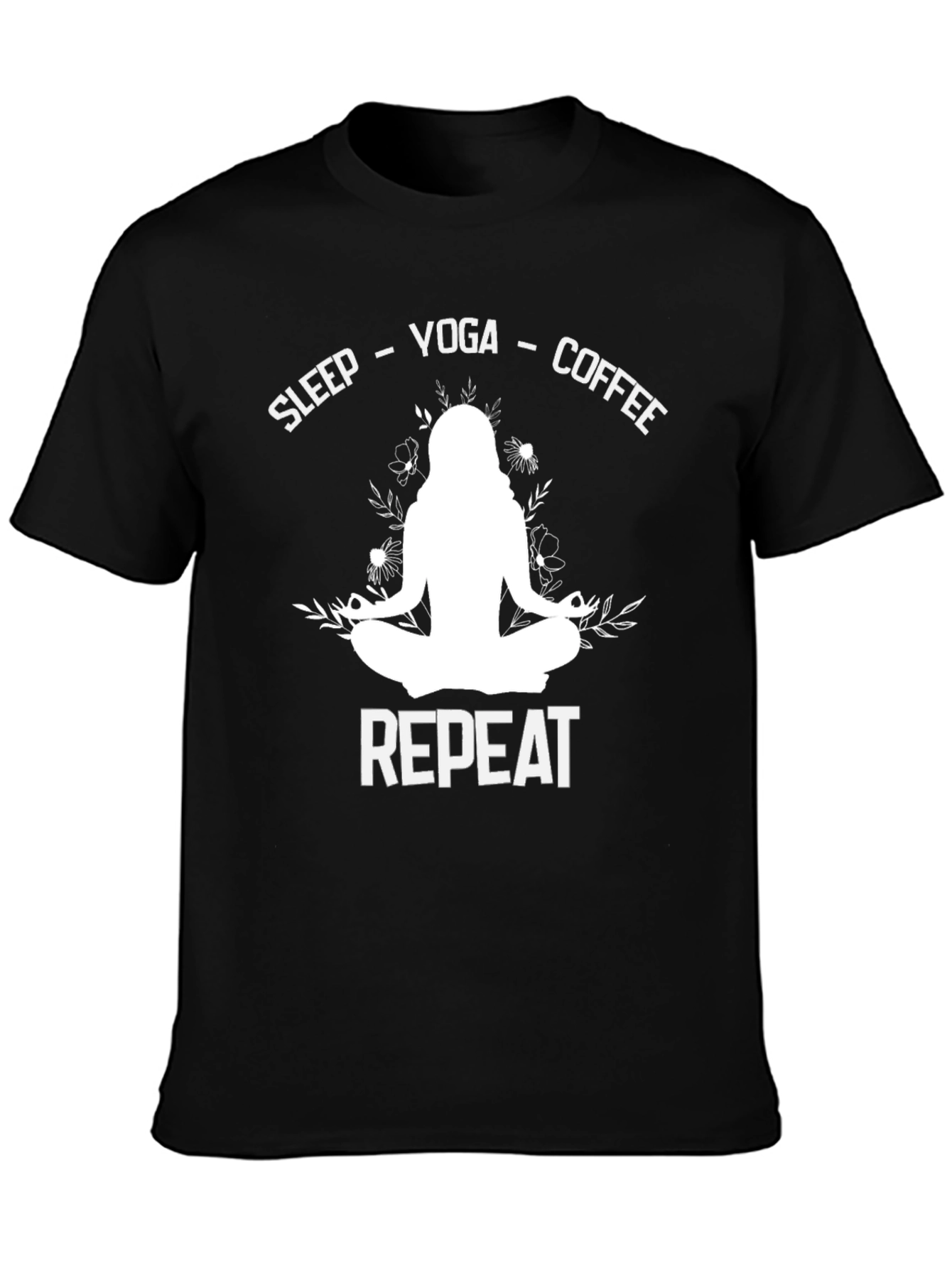 Sleep Yoga Coffee Repeat T-Shirt