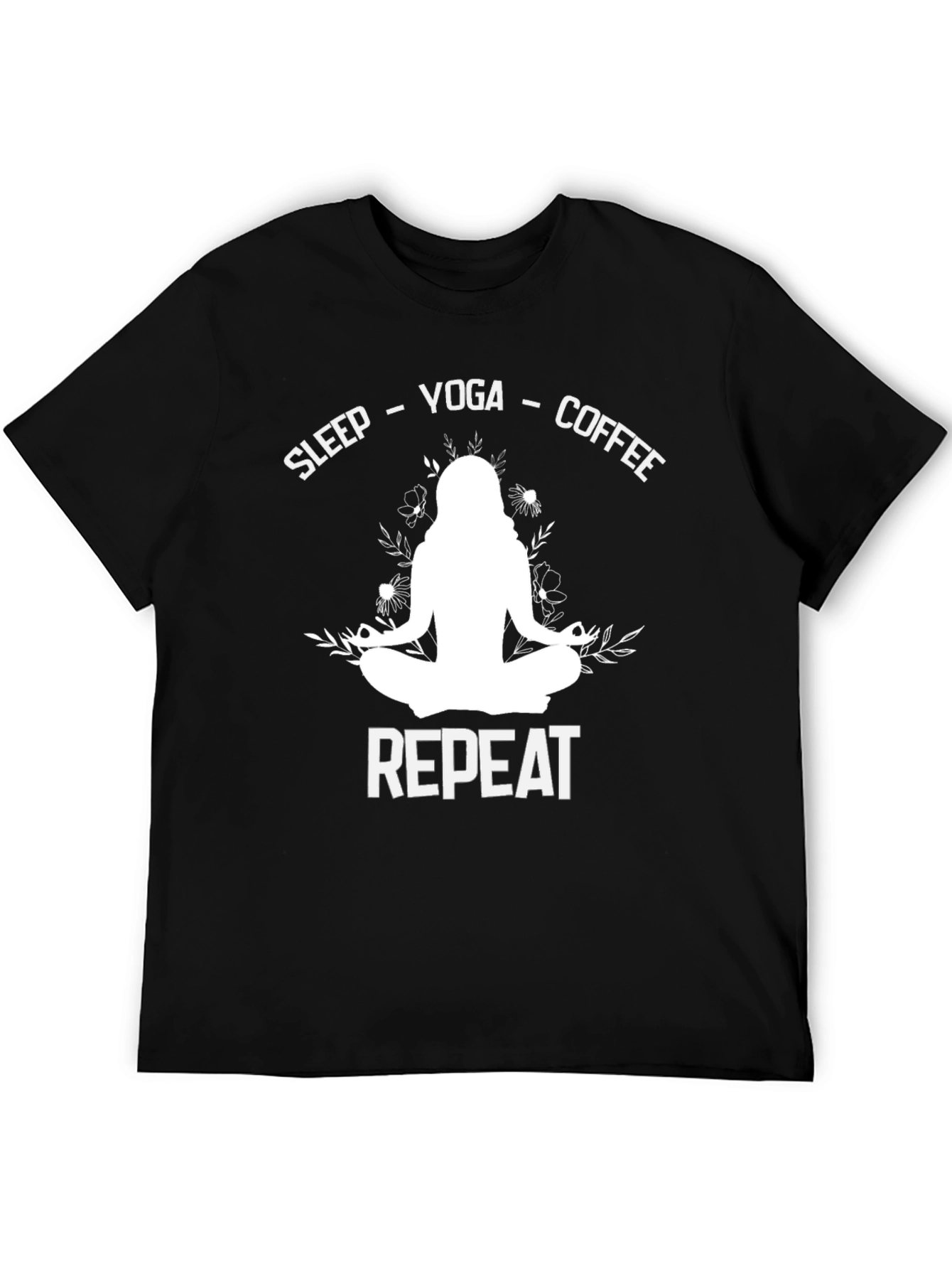 Sleep Yoga Coffee Repeat T-Shirt