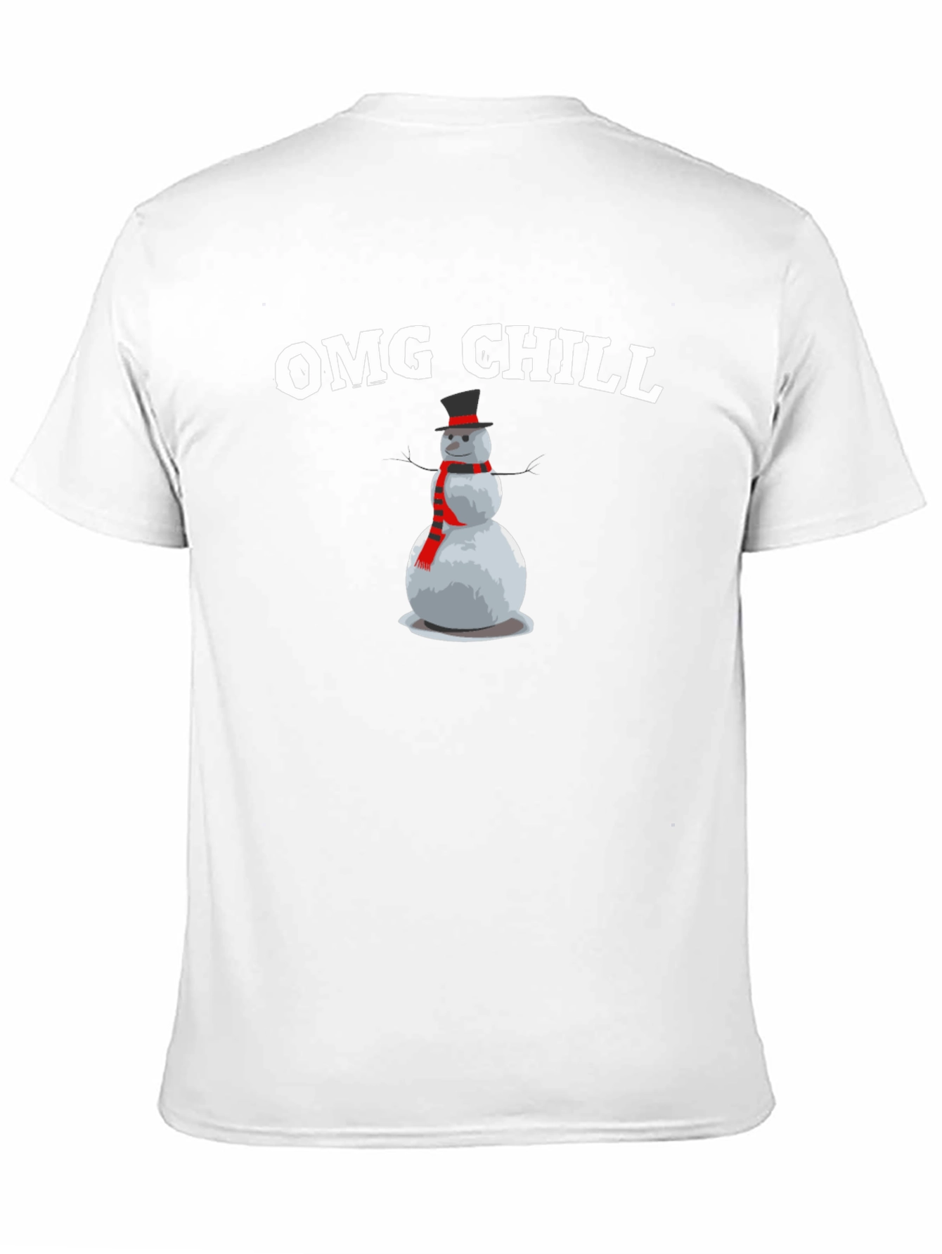 OMG Chill Snowman Graphic T-Shirt