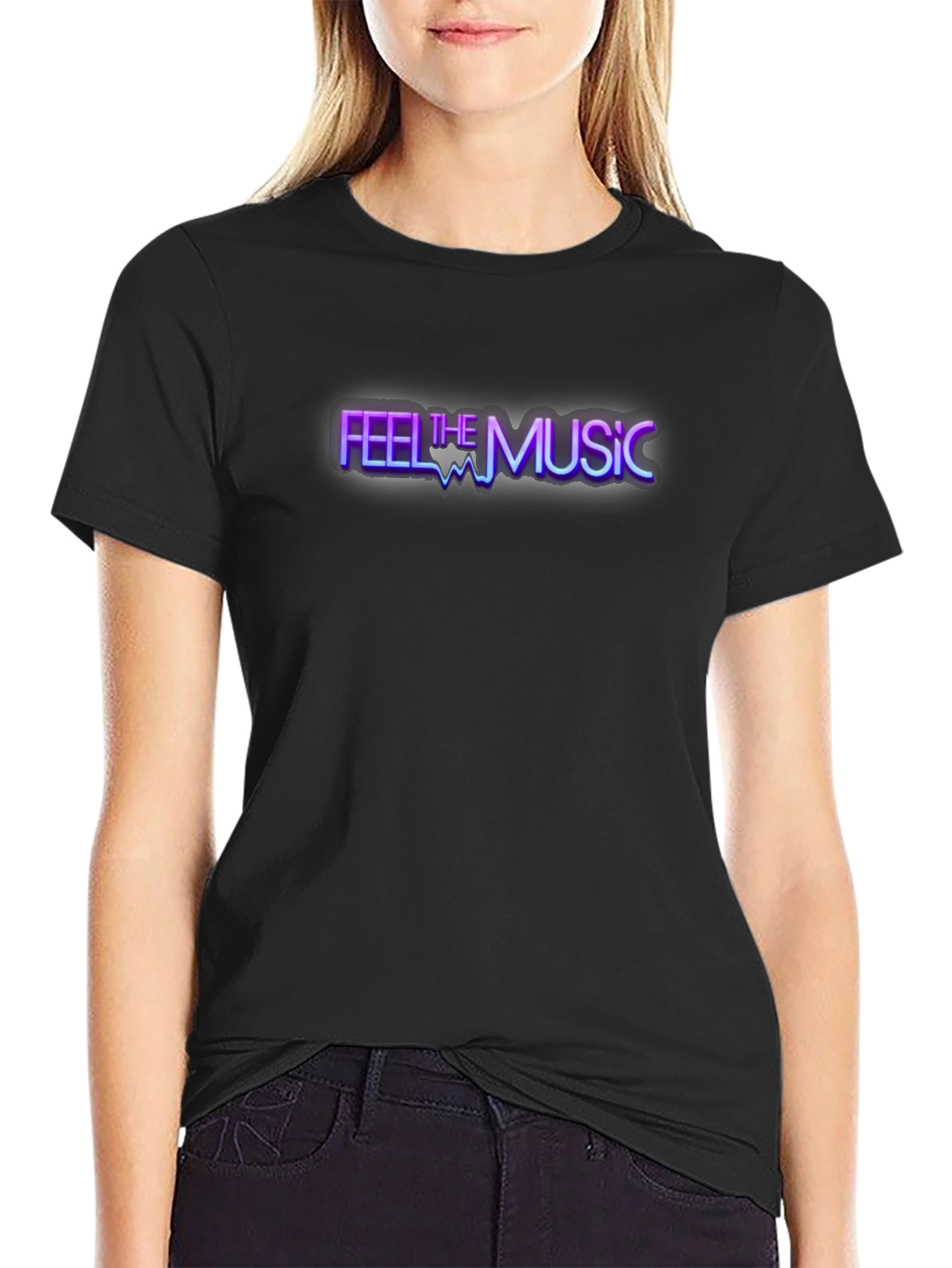 Feel The Music Graphic T-Shirt