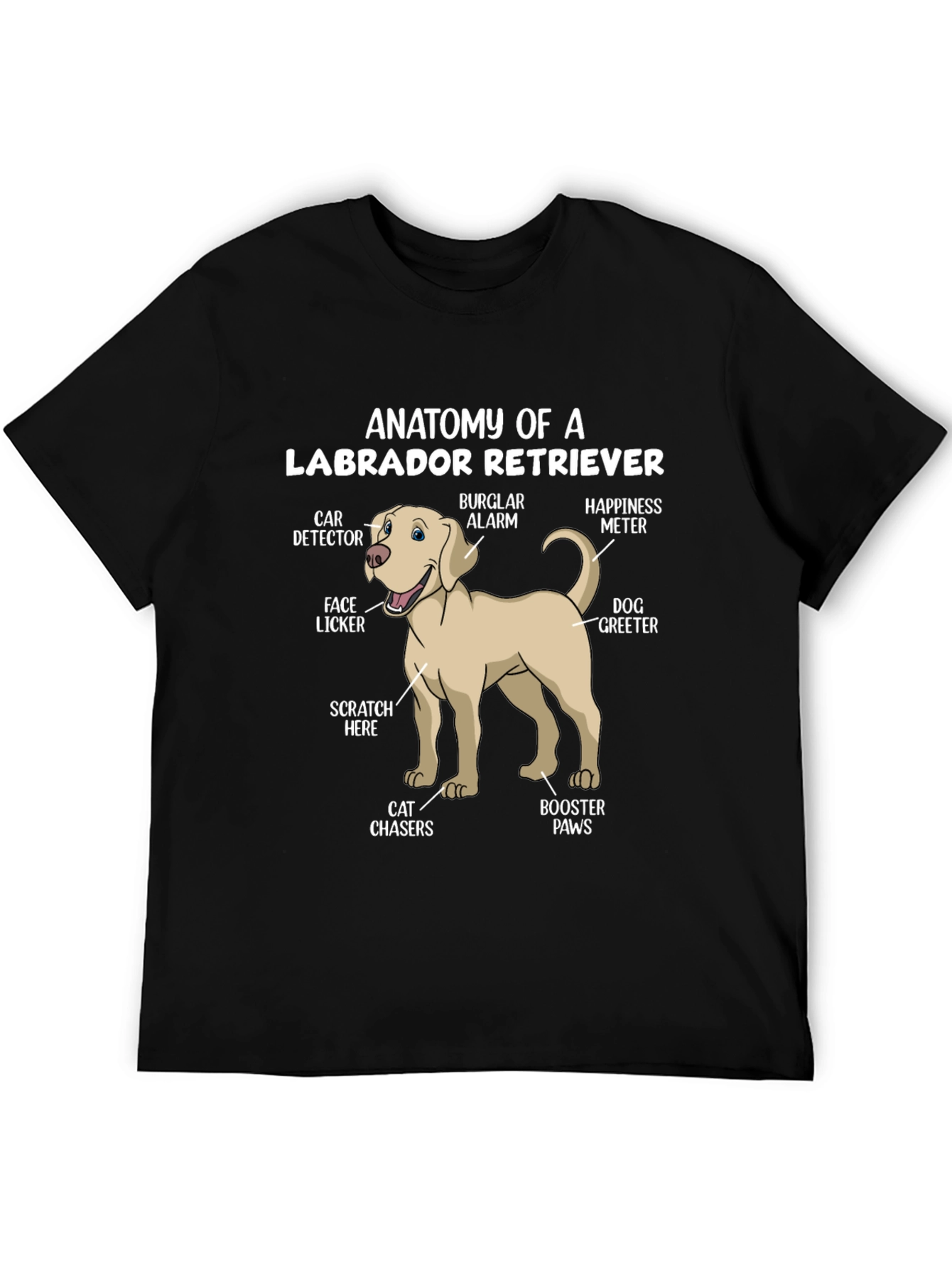 Anatomy of a Labrador Retriever T-Shirt