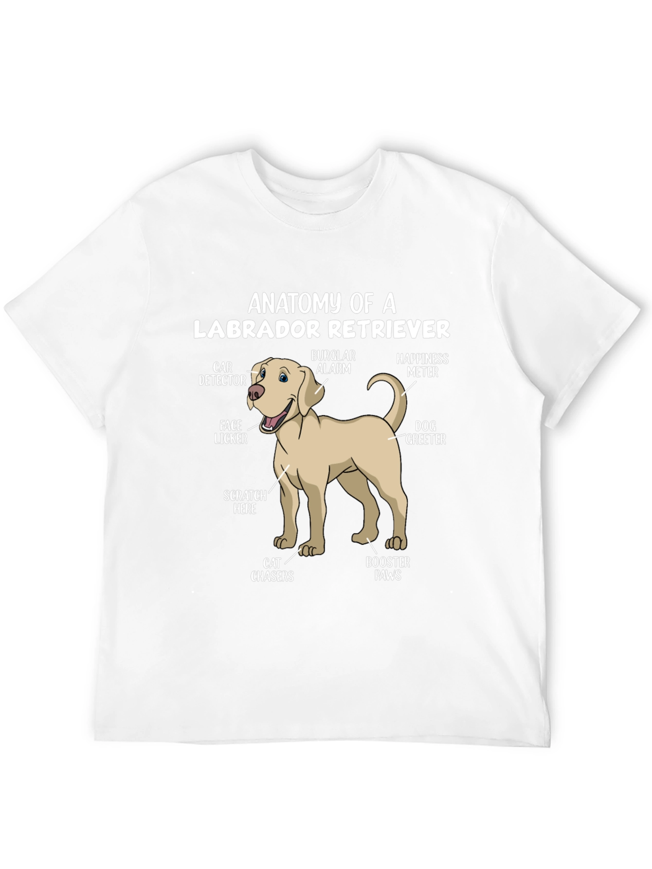 Anatomy of a Labrador Retriever T-Shirt