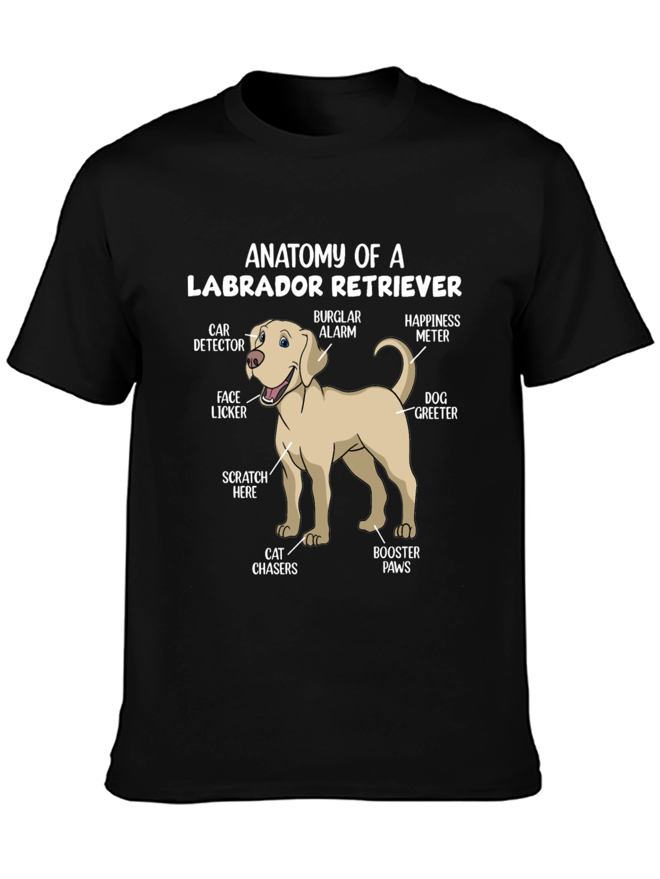 Anatomy of a Labrador Retriever T-Shirt