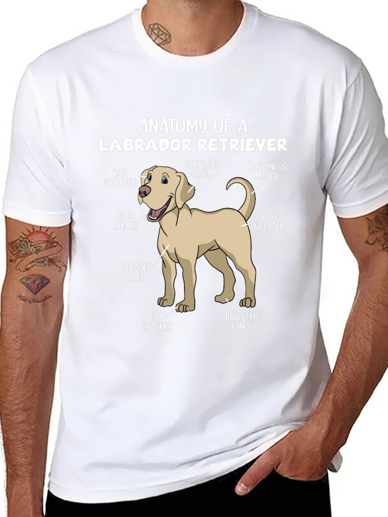 Anatomy of a Labrador Retriever T-Shirt