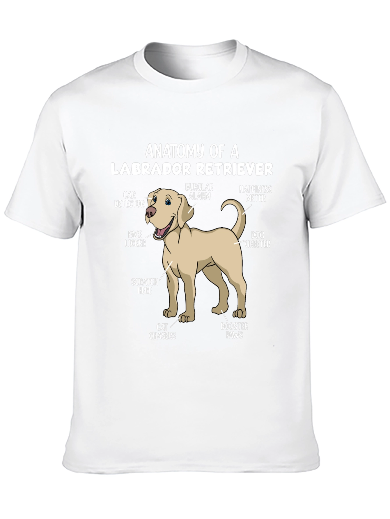 Anatomy of a Labrador Retriever T-Shirt