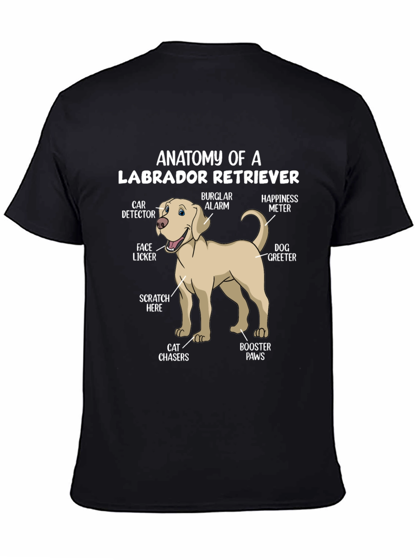 Anatomy of a Labrador Retriever T-Shirt
