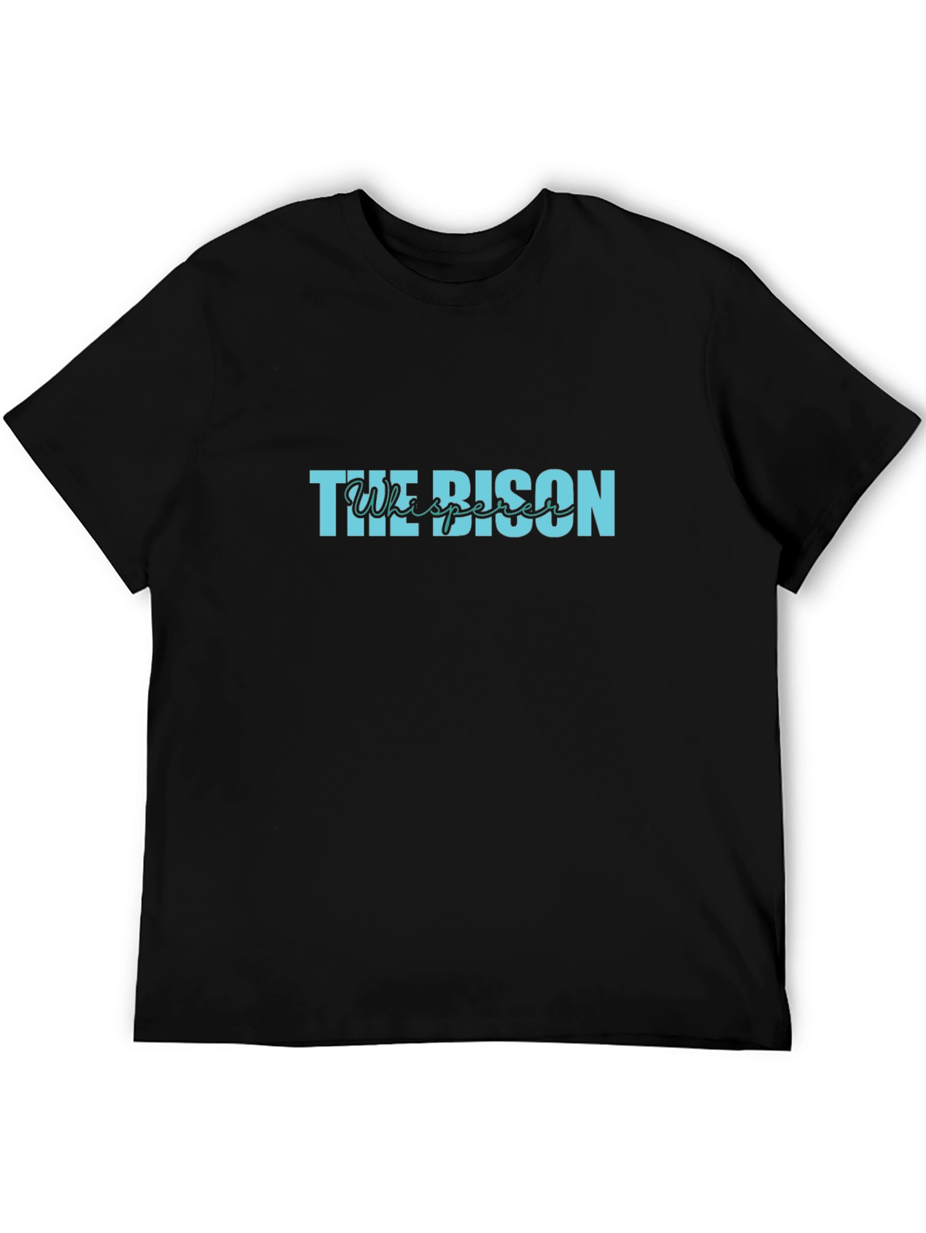 The Bison Whisperer Black T-Shirt
