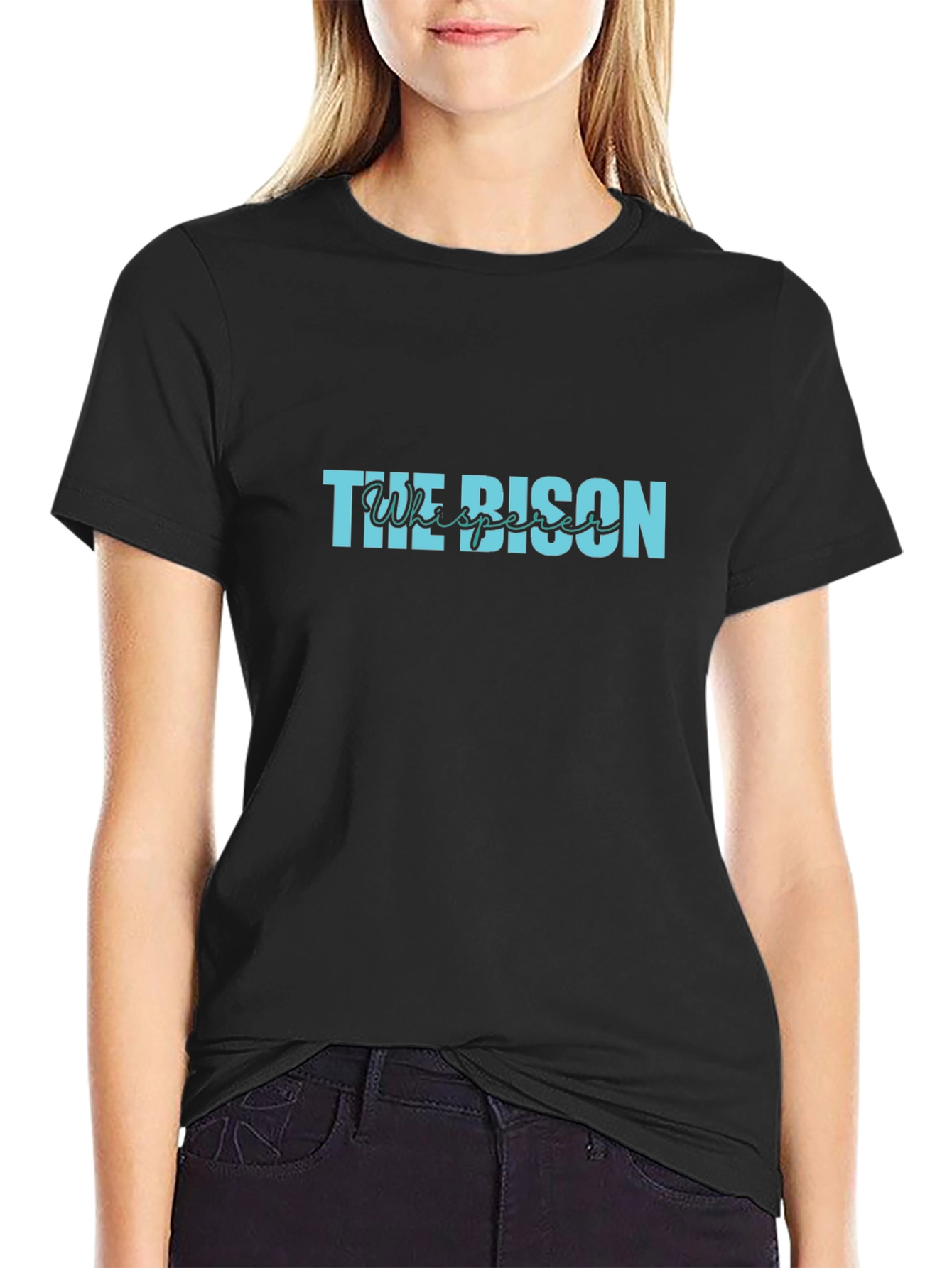 The Bison Whisperer Black T-Shirt
