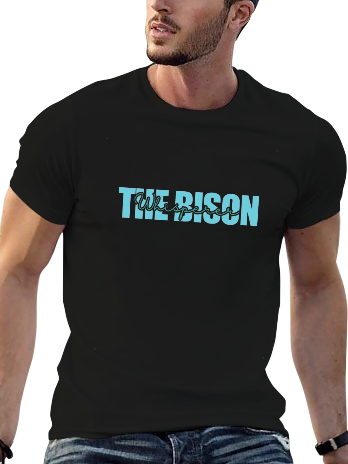 The Bison Whisperer Black T-Shirt