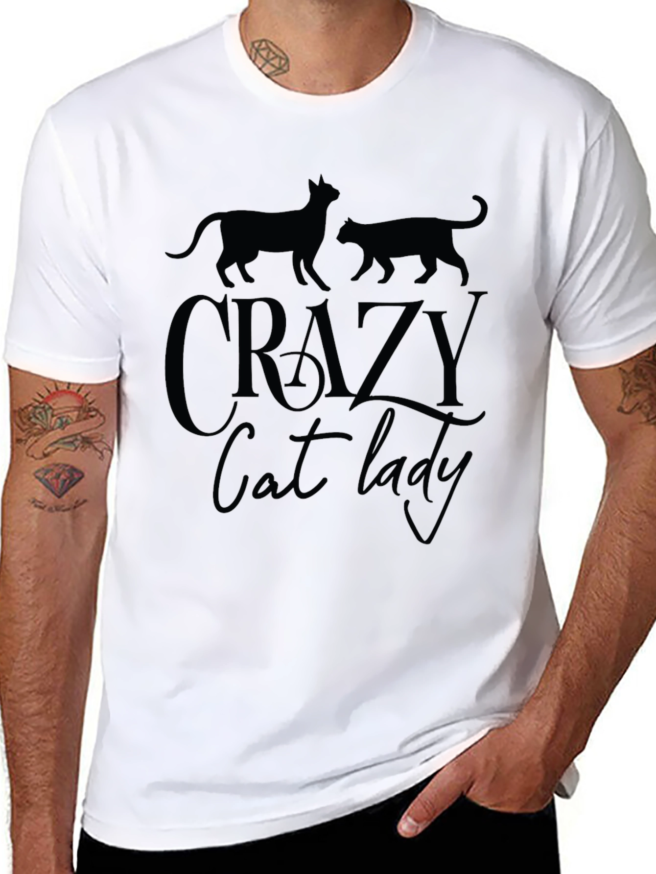 Crazy Cat Lady T-Shirt - Soft Cotton Tee