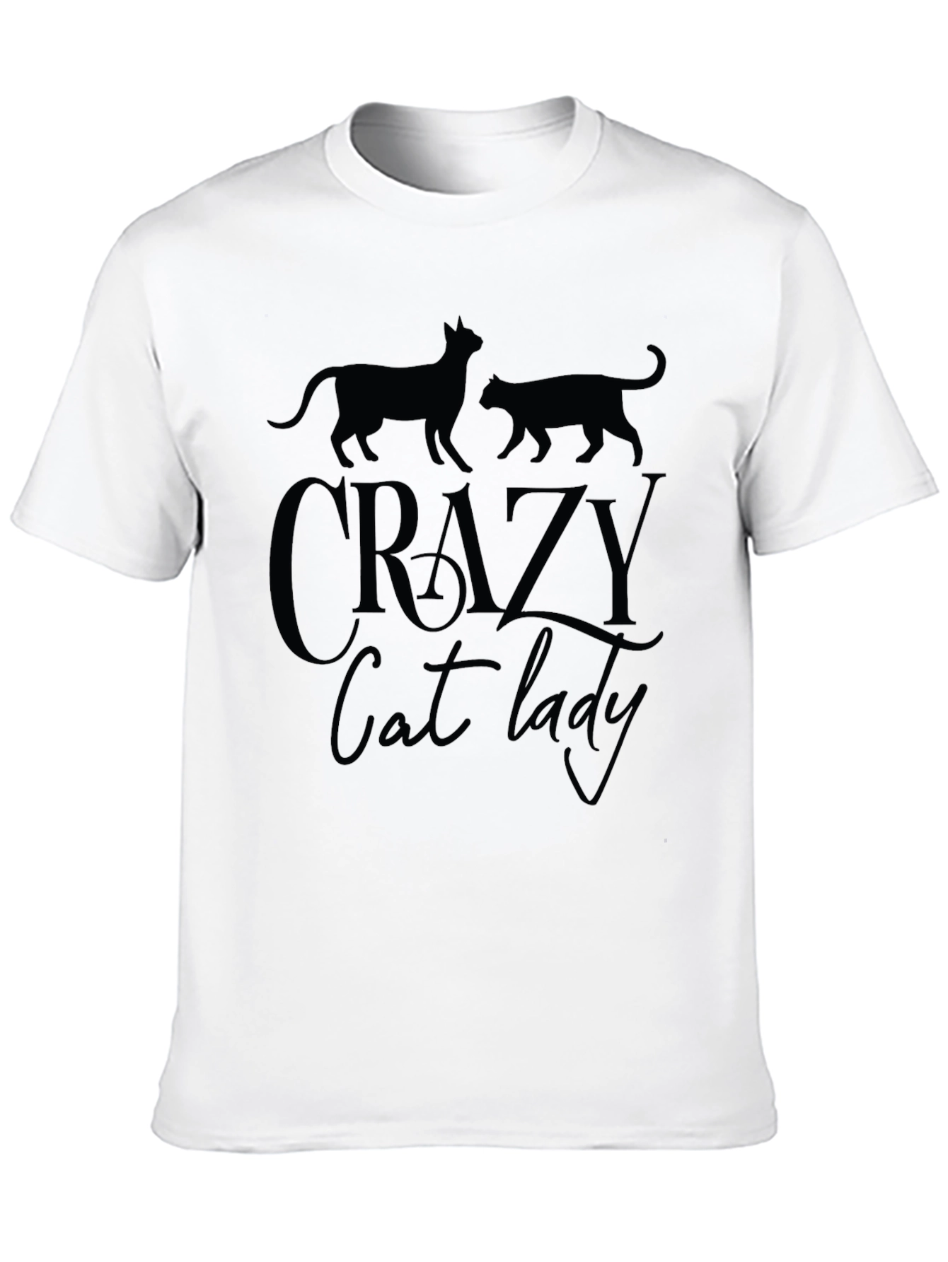 Crazy Cat Lady T-Shirt - Soft Cotton Tee