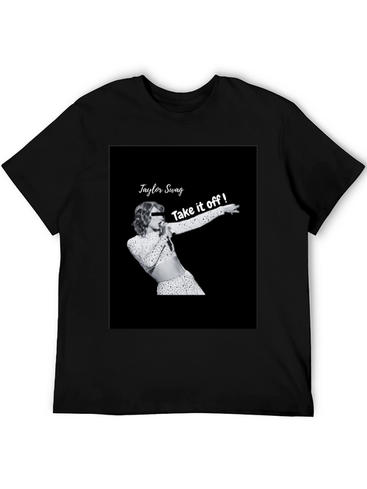 Taylor Swag Take it off Black T-Shirt