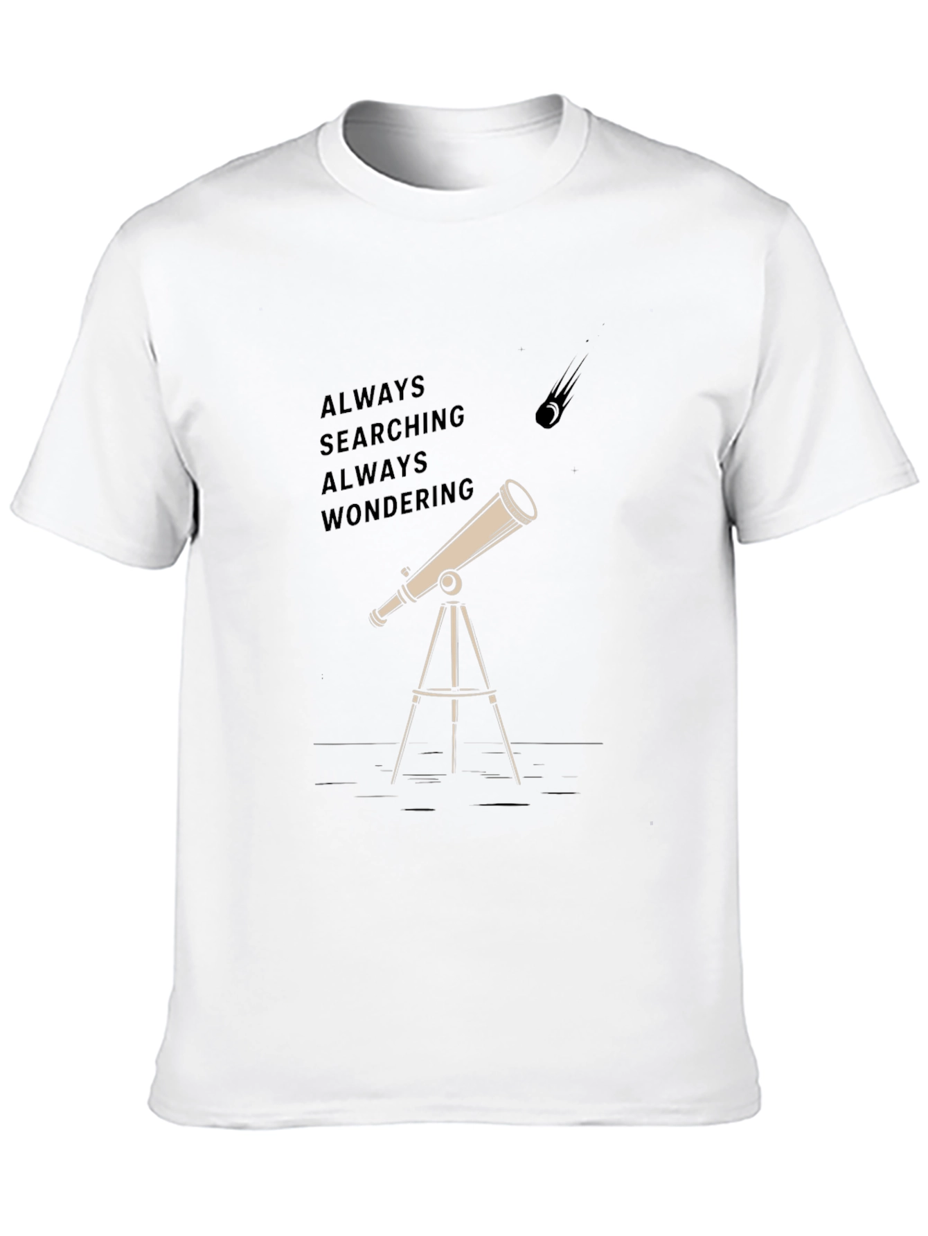 Always Searching T-Shirt - Telescope Graphic Tee