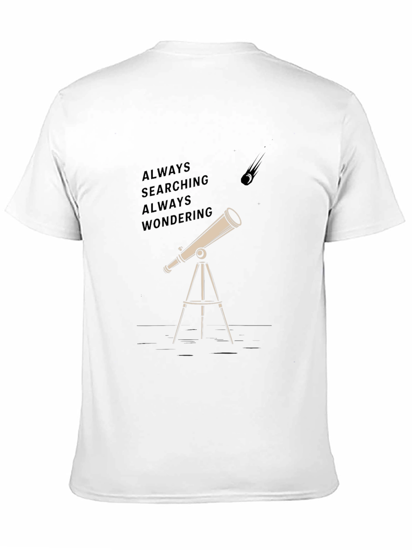 Always Searching T-Shirt - Telescope Graphic Tee