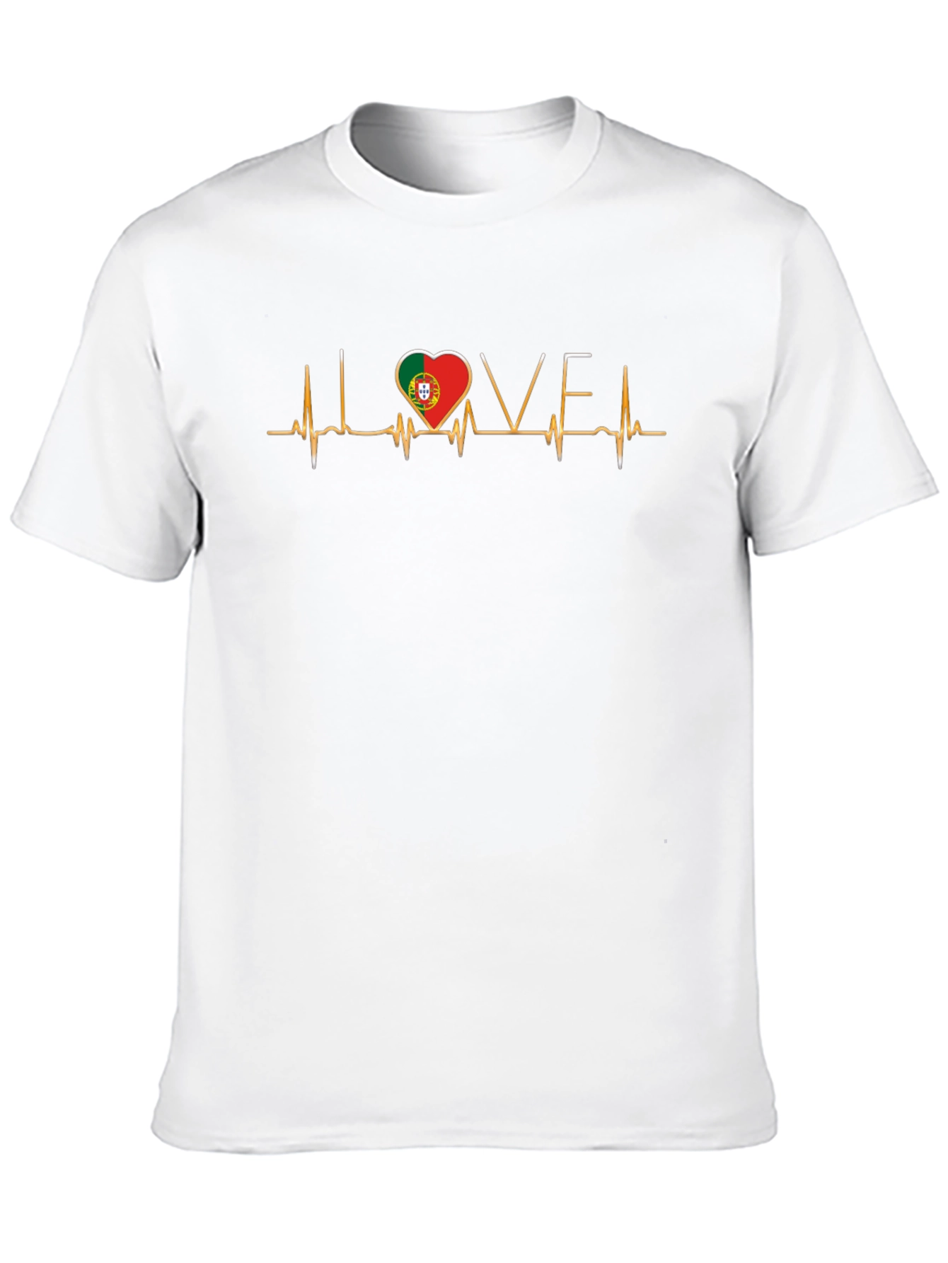 Portugal Heartbeat Love T-Shirt