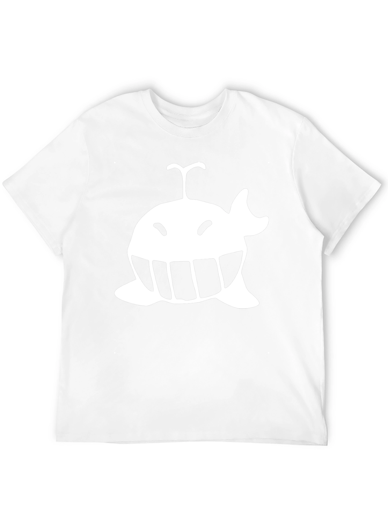 Whimsical Whale Graphic Tee - Black Cotton