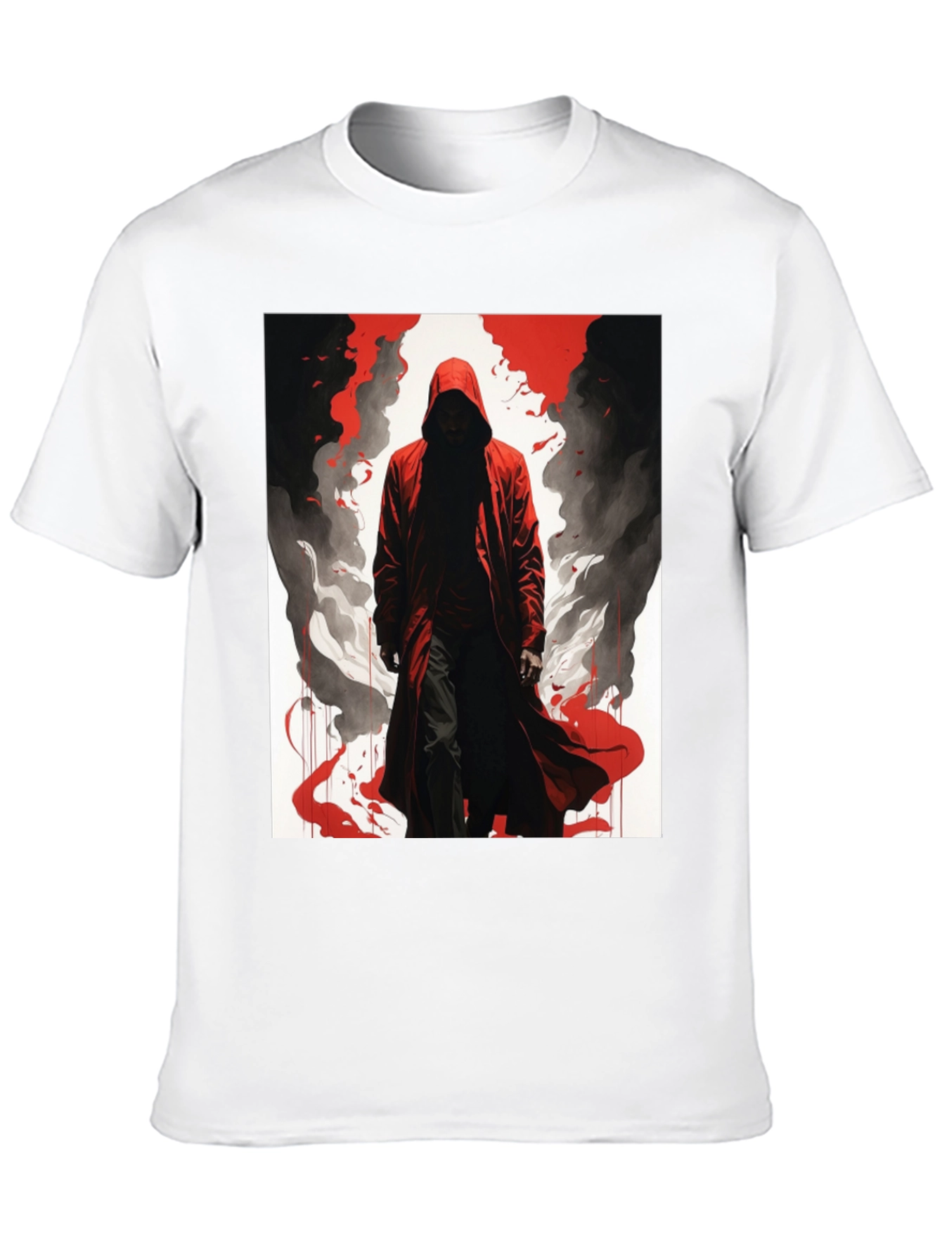 Crimson Shadow Graphic Tee