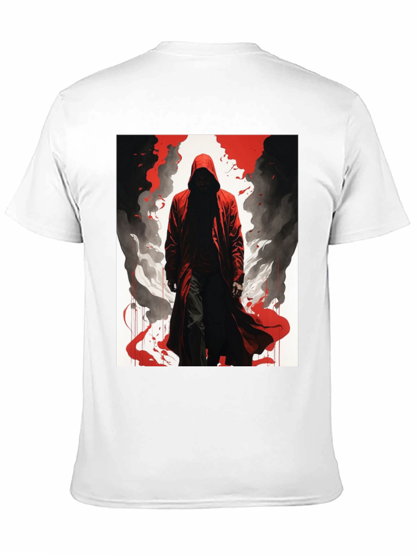 Crimson Shadow Graphic Tee